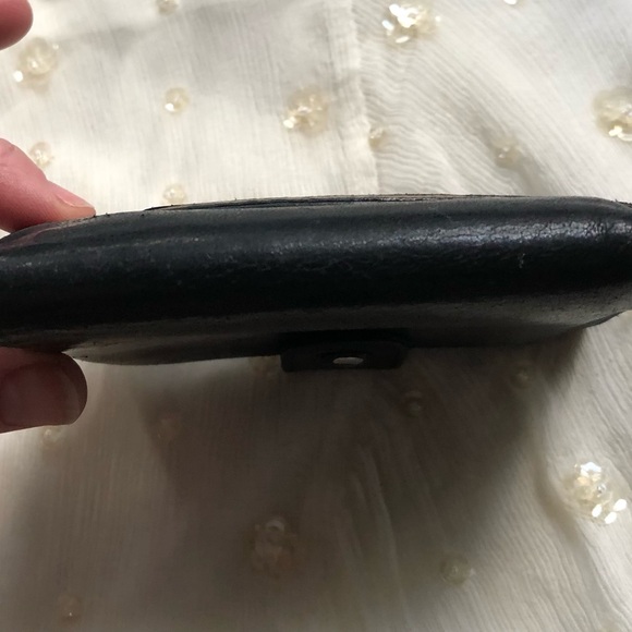 Authentic Chanel Black Leather Wallet - CLASSIC!  Super Soft Vintage EUC - Picture 4 of 15